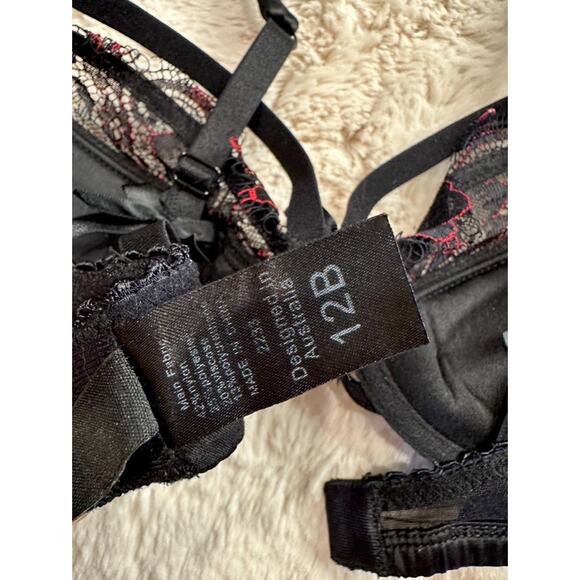 Honey Birdette JESSE JANE🖤 Black Floral Bra 34B - Picture 5 of 5